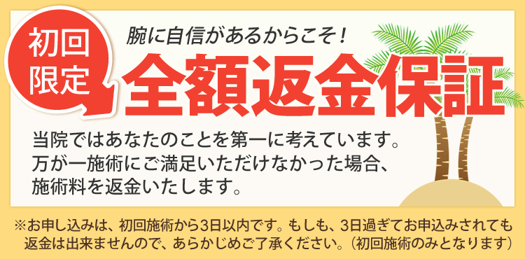 初回限定全額返金