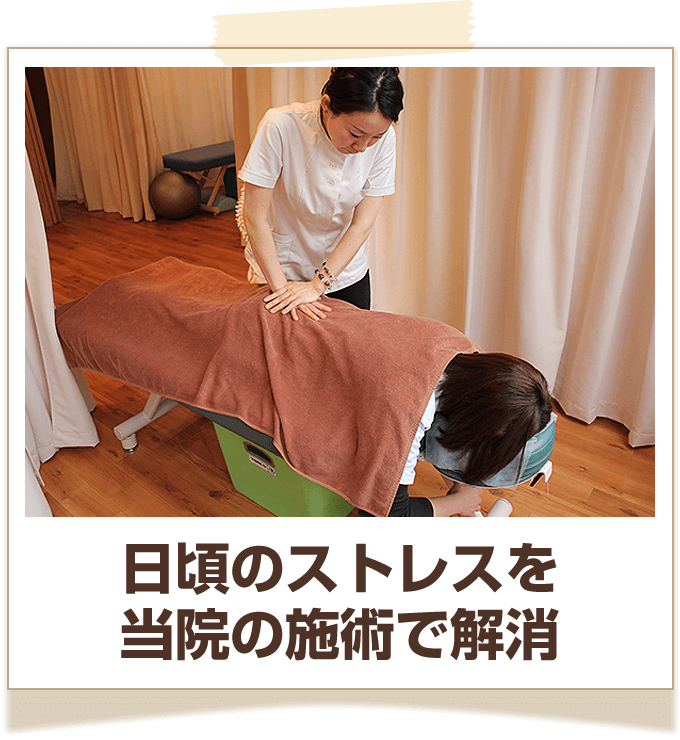 日頃のストレスを解消